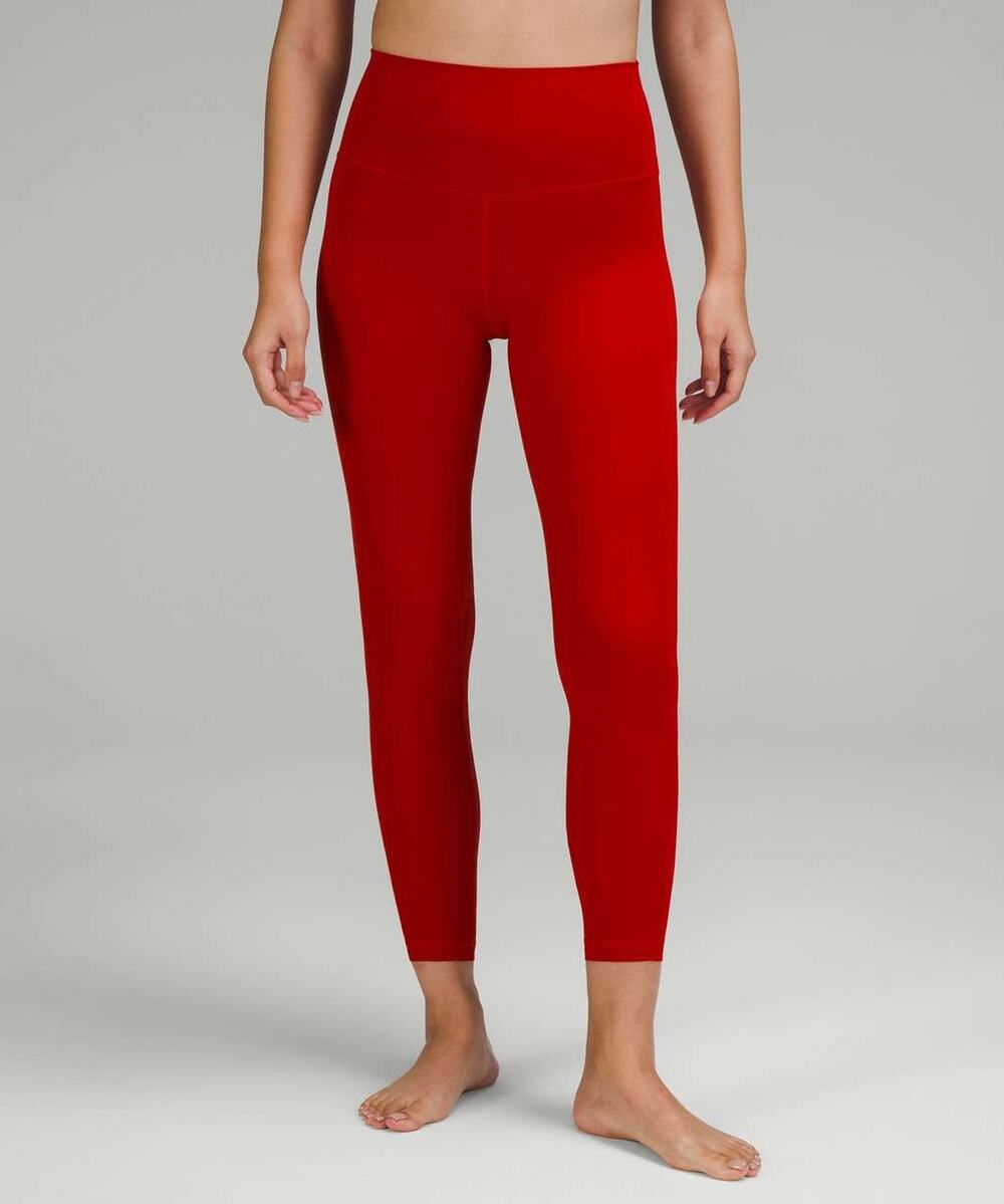 Lululemon Align High-Rise Pant 25" New Year Dark Red - 10